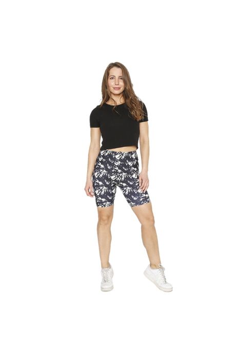 Mujer Calza Biker Con Pretina H2O Wear Tie Dye Gris-0