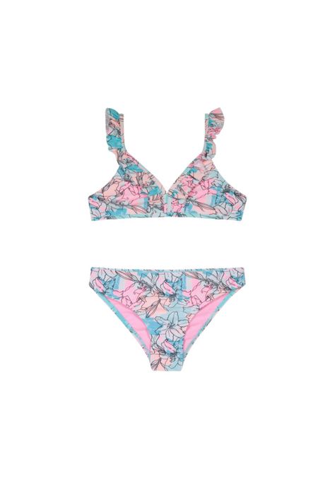 Traje de Baño Teens Niña Bikini UV30+ H2O Wear Coral-1