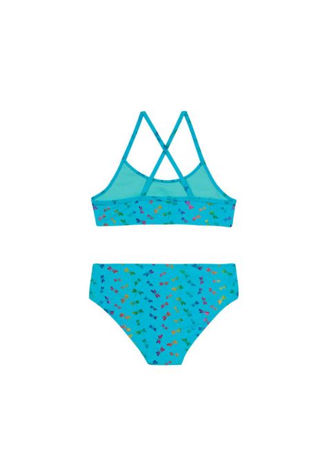 Niña Bikini H2O Wear UV+30 Vuelos Folia Turquesa-1