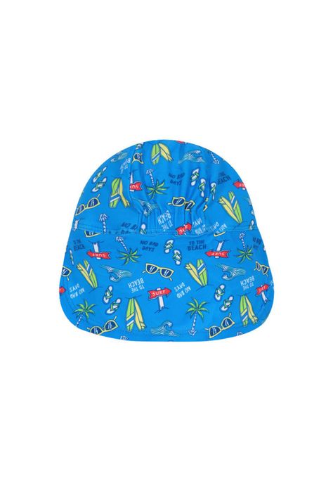Gorro Jockey UV 50+ para Bebe Niño Turquesa-1