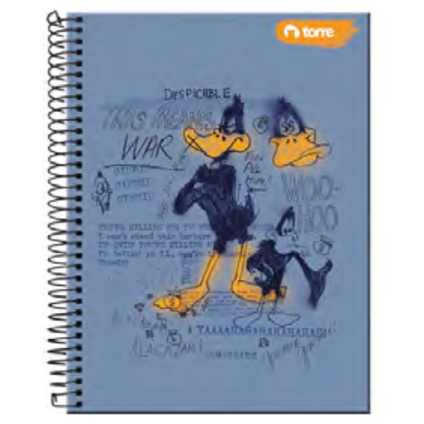 Cuaderno Top Lonney Tunes 7mm 150 Hjs-2