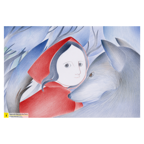 Láminas La Caperucita Roja y el Lobo Feroz-1