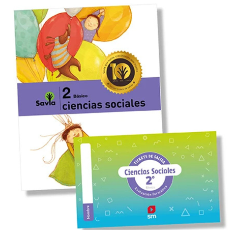 Pack Ciencias Sociales 2° Básico Savia (Nueva edición)-0