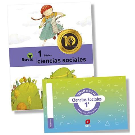 Pack Ciencias Sociales 1° Básico Savia (Nueva edición)-0