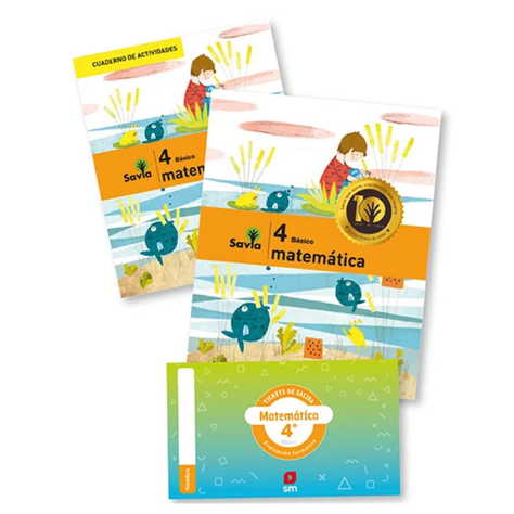 Pack Matemática 4° Básico SAVIA (NUEVA EDICIÓN)-0