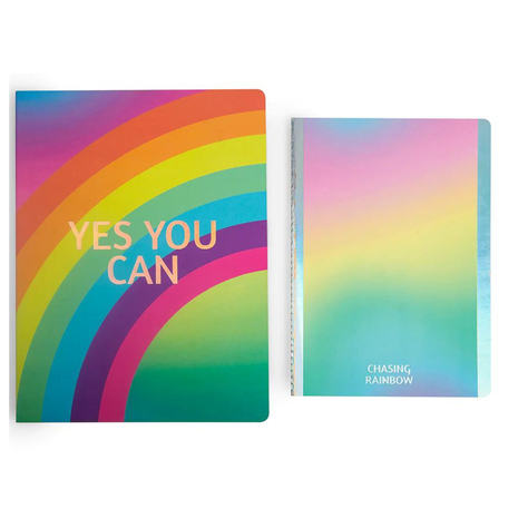 Set 2 Libretas Tornasol Rainbow-0