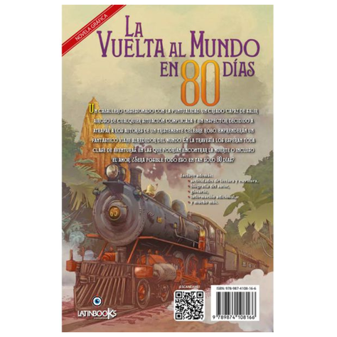 La vuelta al mundo en 80 días - Novela gráfica-1