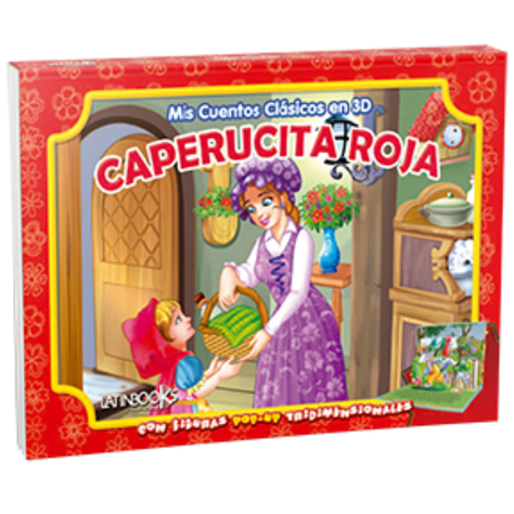 Mis cuentos clásicos en 3D - Caperucita Roja (Pop up)-0