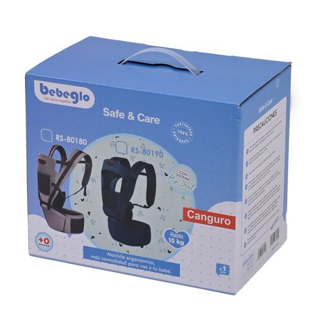 Portabebé Canguro Ergonómico Hip Seat Bebeglo RS-80190-4