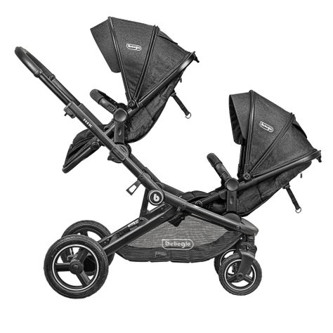 Coche Travel System Doble Dueto Bebeglo RS-13320-2 Negro-4