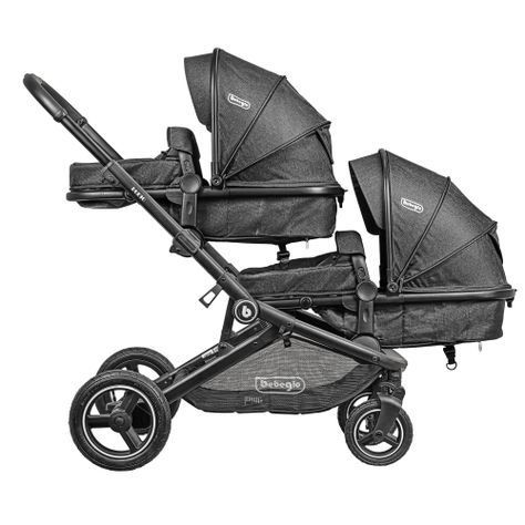 Coche Travel System Doble Dueto Bebeglo RS-13320-2 Negro-5