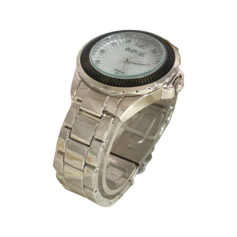 Reloj Análogo Exté para Hombre Plateado-5