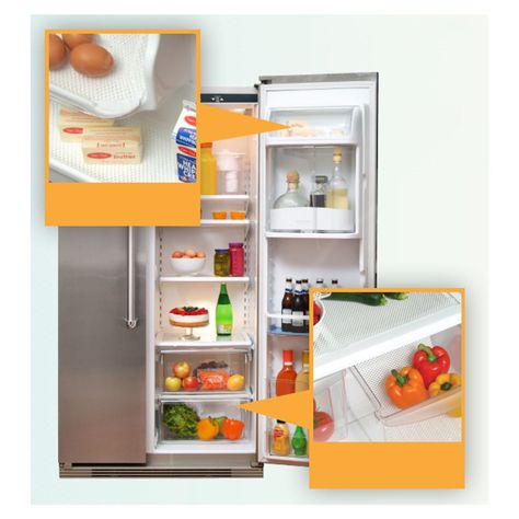 Pack Revestimiento Vinílico Protector para Refrigerador Verde y Malla Blanca-3