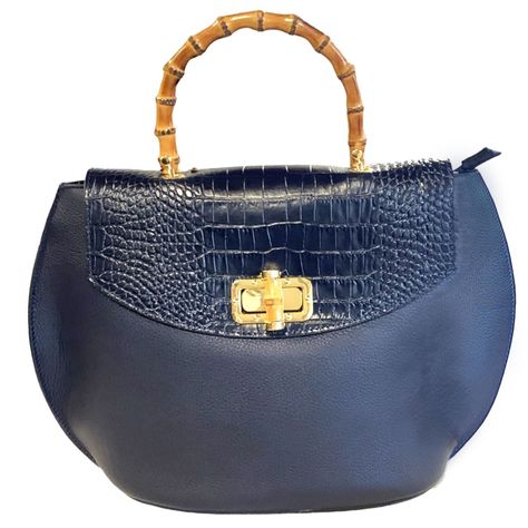 Cartera  Azul   100% cuero-  Mod:   BSM-MGS-201-1
