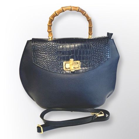 Cartera  Azul   100% cuero-  Mod:   BSM-MGS-201-3