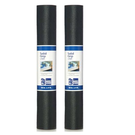Pack 2 Rollos Vinilo Antideslizante Negro 45x122cm 04F-187110-0