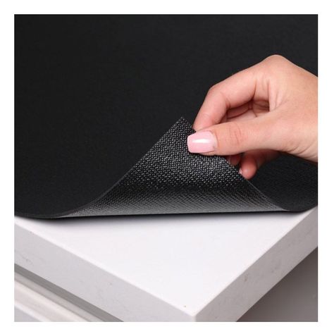 Pack 2 Rollos Vinilo Antideslizante Negro 45x122cm 04F-187110-1