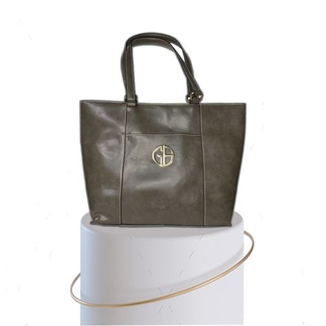 Cartera Tote Giani Bernini - Gris Topo-2
