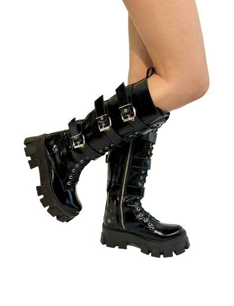 Bota Amelia Negro Exotica-0