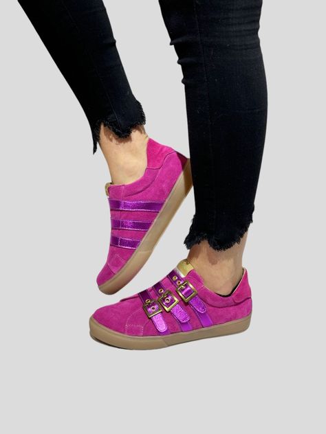 Zapatilla Gily Fucsia Exotica-1