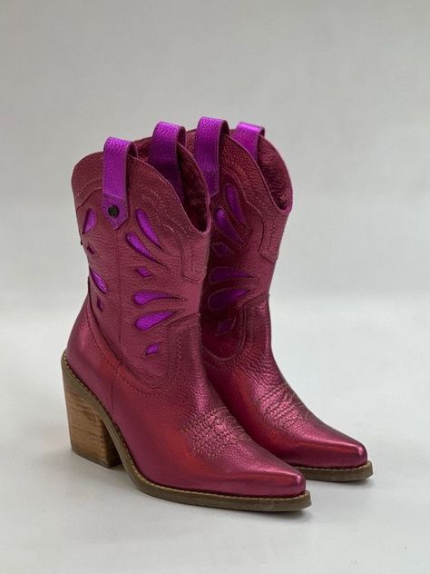 Bota Lina Fucsia violeta Exotica-2