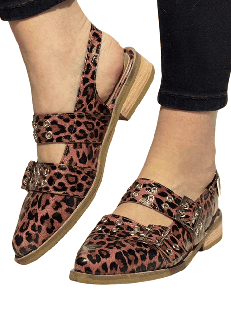 Puntilla ELBA / Ciruela Print Exotica-0