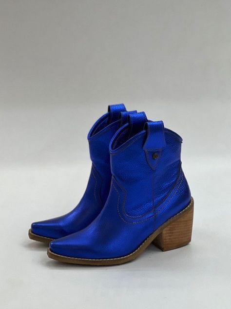 Botin Agata Azul Exotica-1