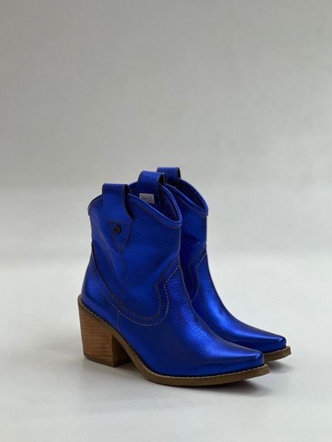 Botin Agata Azul Exotica-2
