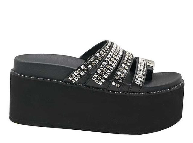 Sandalias Connie Negro Exotica-1