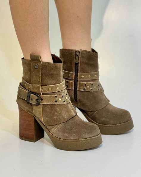 Botin Manoli Reno Taupe Exotica-0