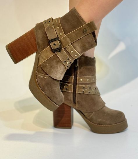 Botin Manoli Reno Taupe Exotica-1