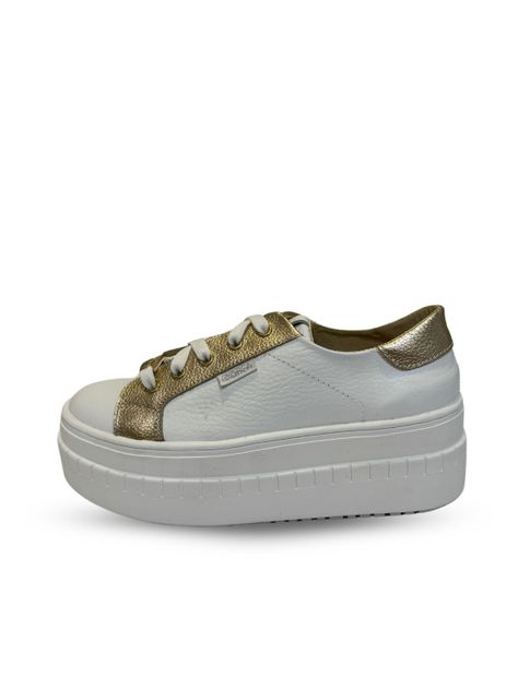 Zapatilla Vero Blanco Dorado Exotica-0