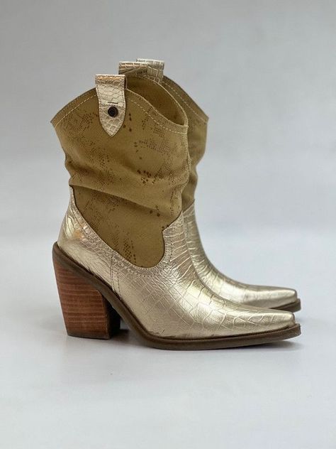 Bota Nina Dorado Exotica-2