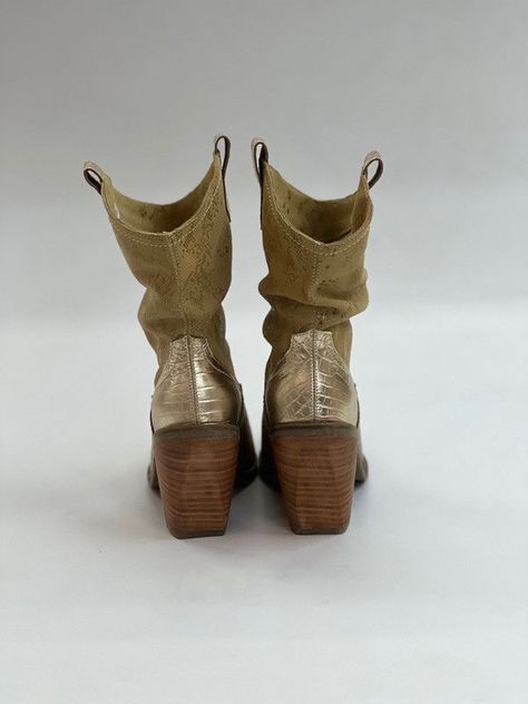 Bota Nina Dorado Exotica-3