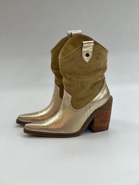 Bota Nina Dorado Exotica-1