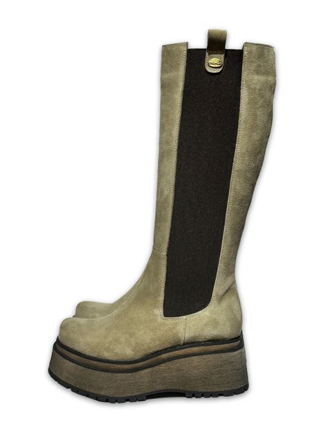 Bota Hana Taupe Negro Exotica-0