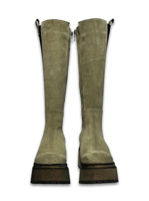 Bota Hana Taupe Negro Exotica-1