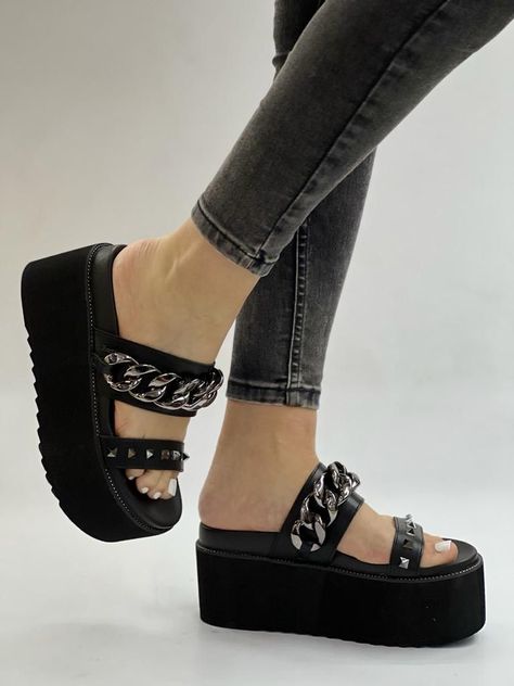 Sandalias Rita Negro Exotica-1