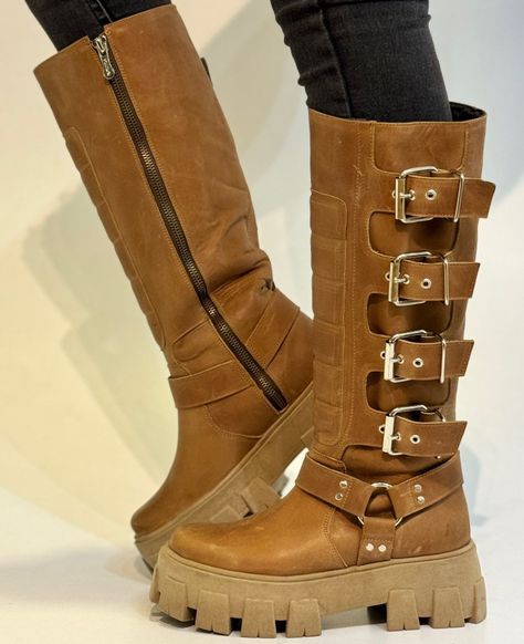 Bota Jacinta Camel Exotica-0