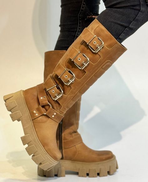 Bota Jacinta Camel Exotica-2