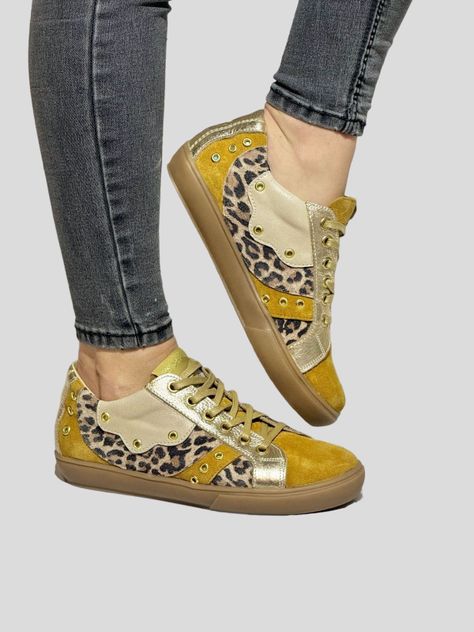 Zapatilla Niza Dorado Exotica-1