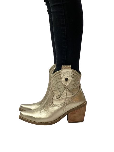Botin Sally Dorado Exotica-1