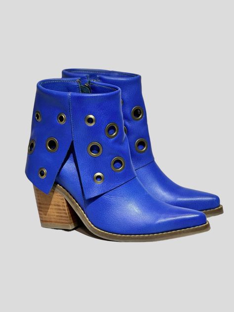 Botin Pola Azul Exotica-0