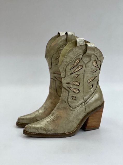 Bota Lina dorado Exotica-1