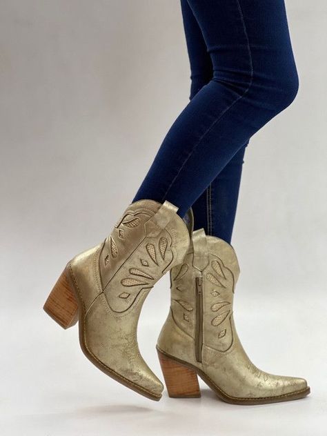 Bota Lina dorado Exotica-0