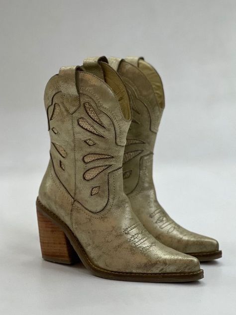 Bota Lina dorado Exotica-2