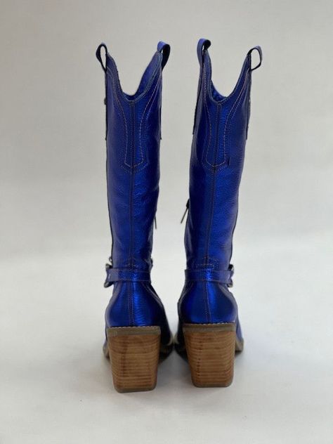 Bota Lilia Azul Exotica-3