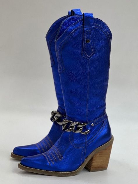 Bota Lilia Azul Exotica-1
