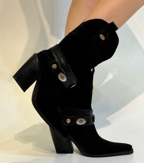 Bota Letty Reno Negro Exotica-1