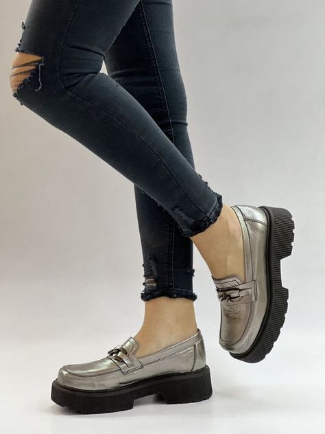 Mocasin Celina Grafito Exotica-0